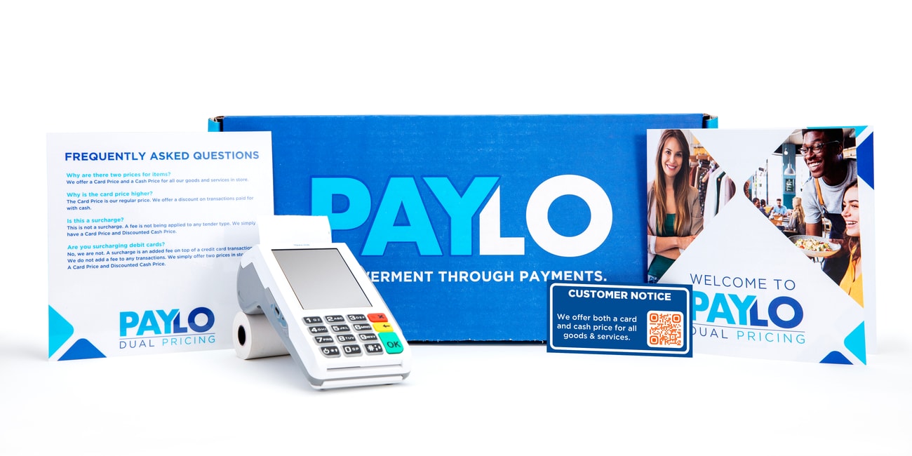 PayLo Dual Pricing welcome kit